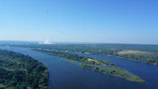 Researchers conducting lung health assessments in a riverside Amazonian village.