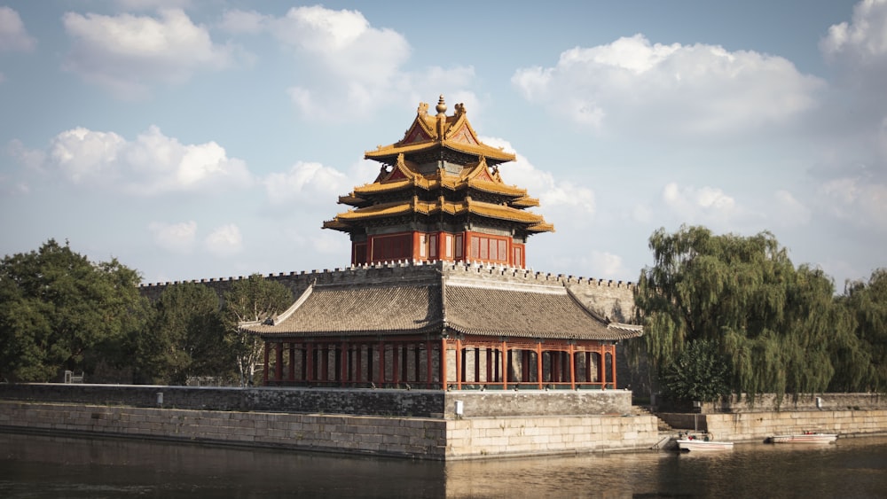 Summer Palace with a gold roof