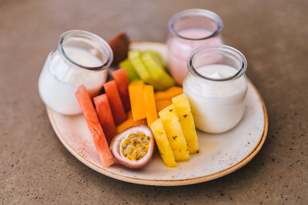 a plate of food