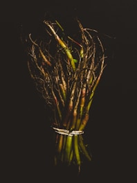 a vase with yellow flowers