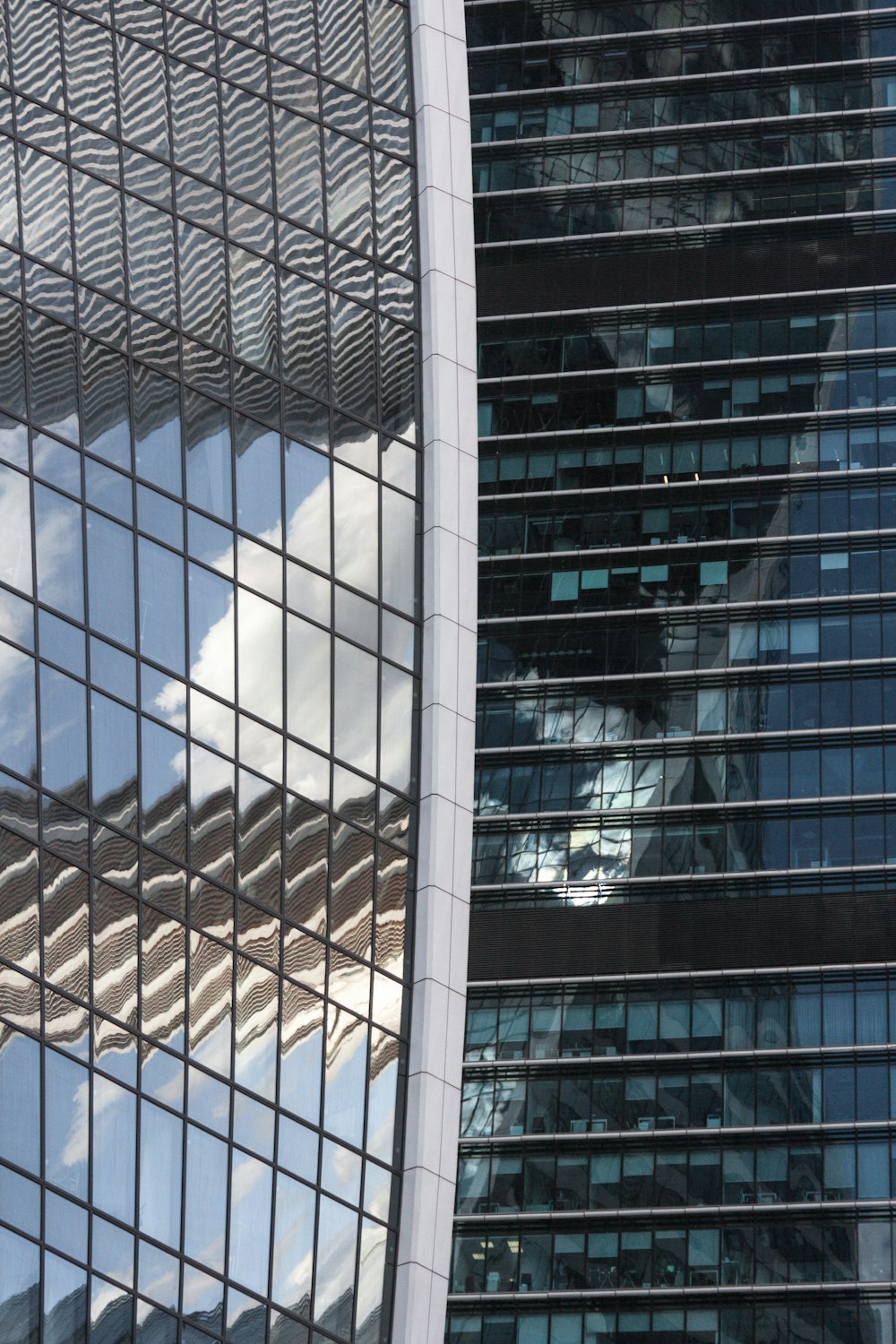 a building with glass windows