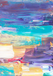 a close-up of a painting