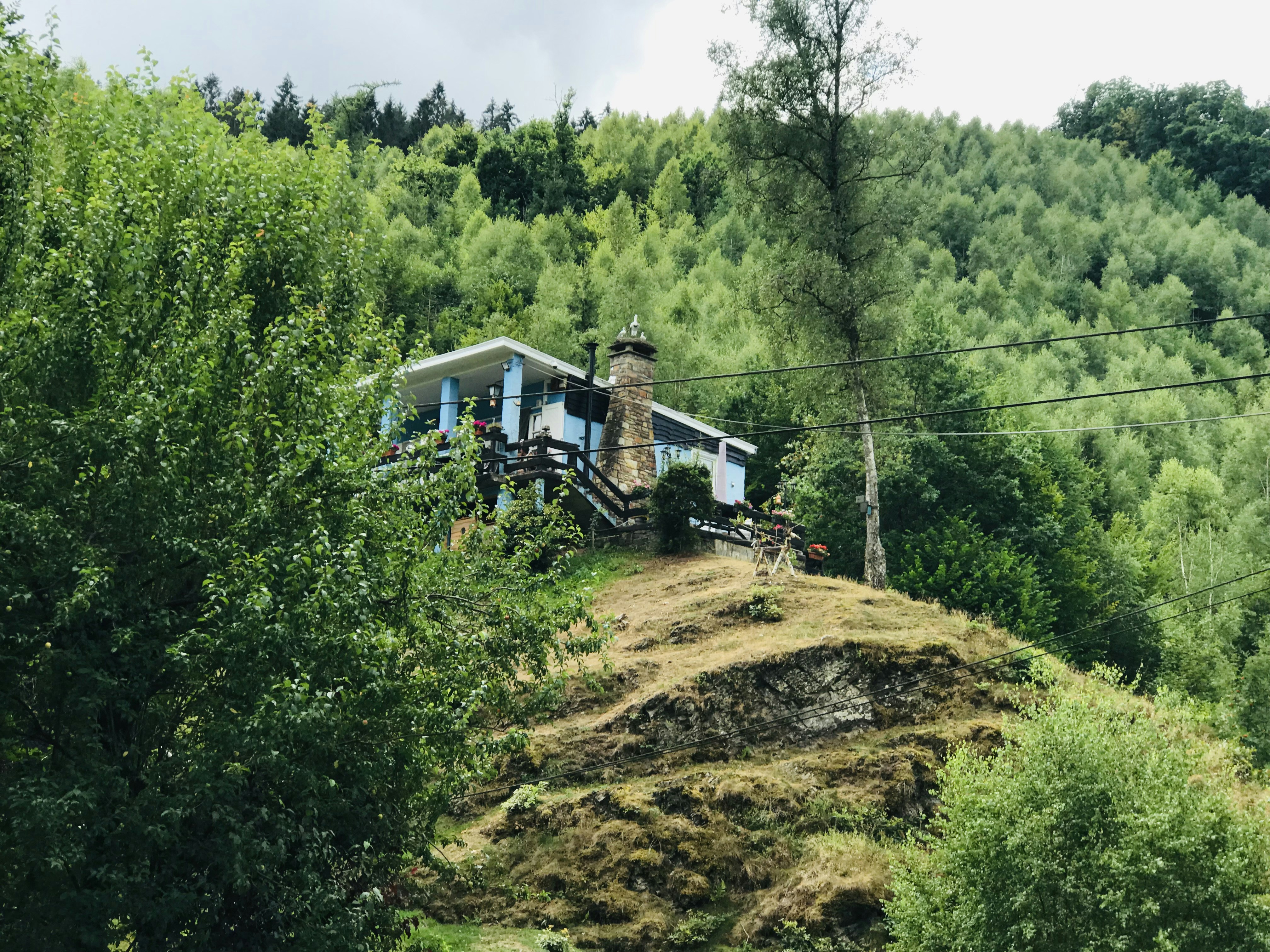 a house on a hill