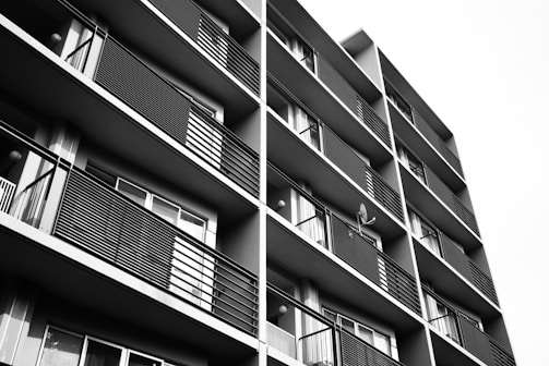 Photo of a modern residential building constructed by Saikrupa Construction.