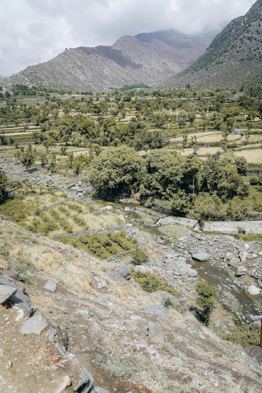 a river running through a valley