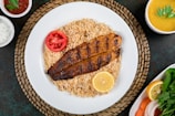 a plate of food