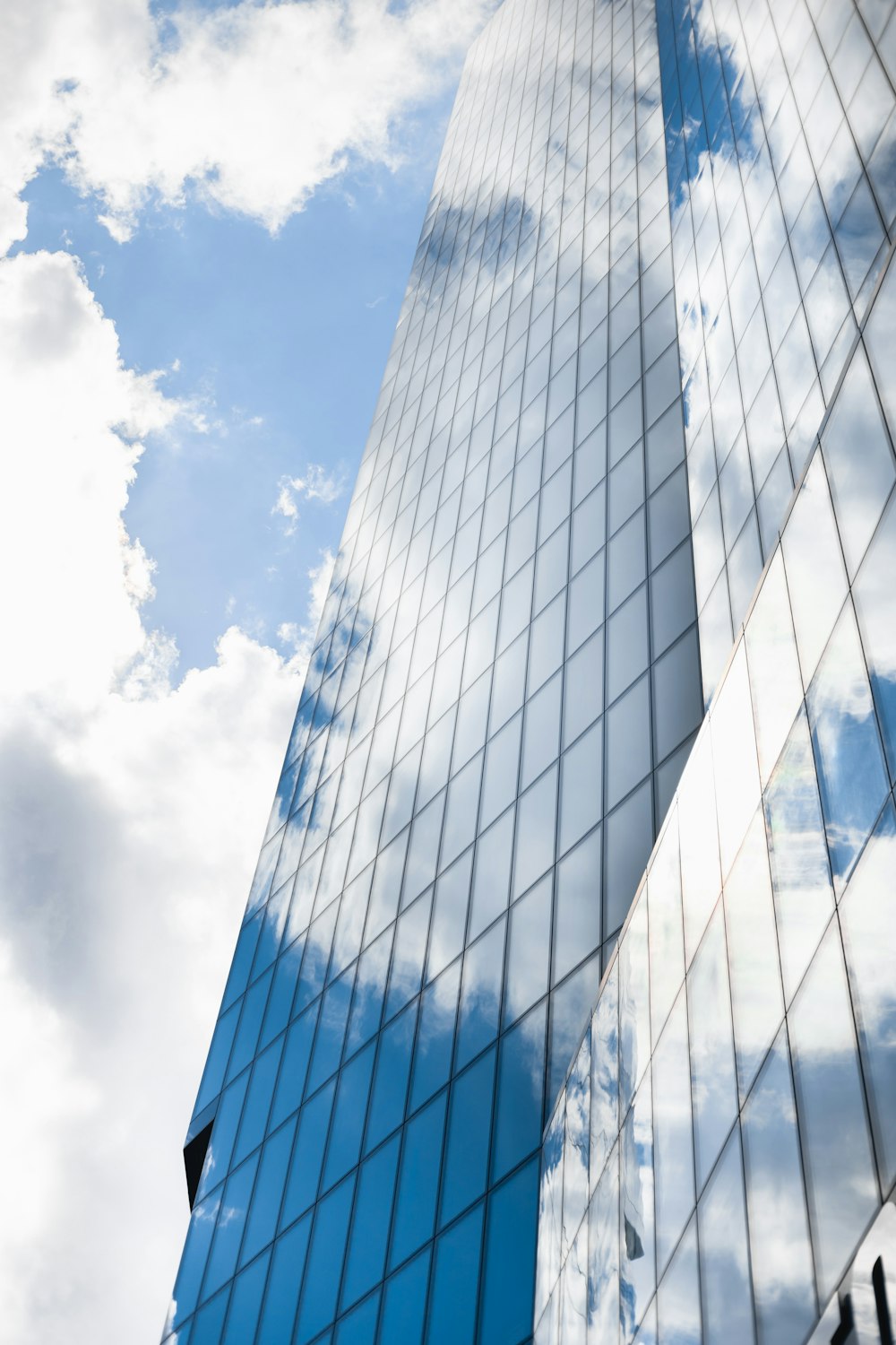 a low angle view of a building