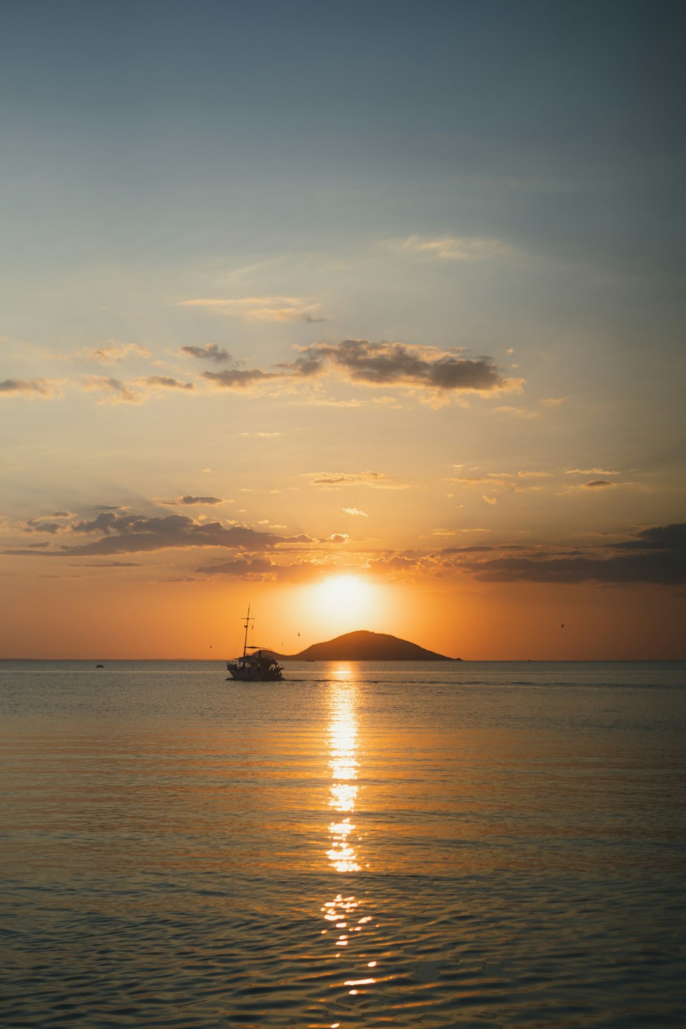 a boat in the water