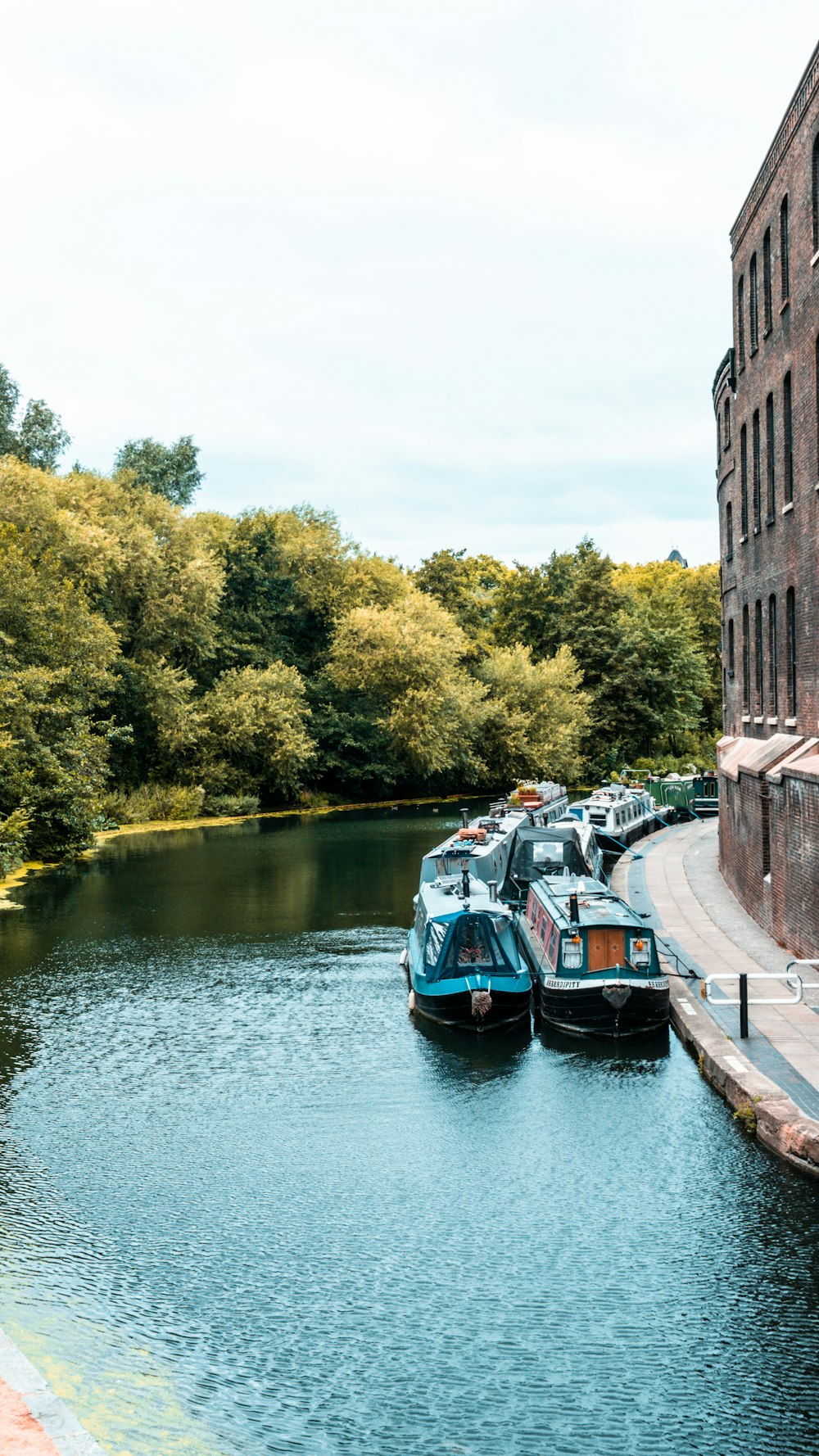 boats on a river