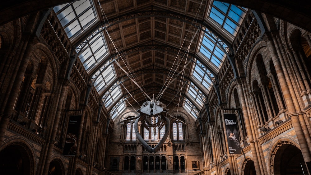 a large ornate building with a clock