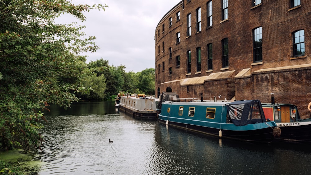 boats on a river