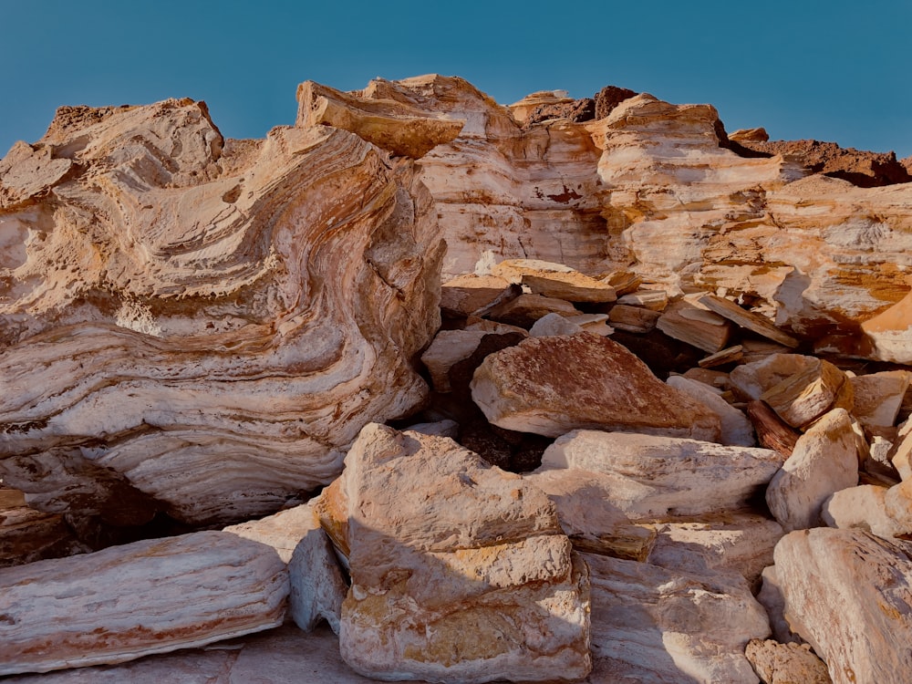 a rocky desert landscape