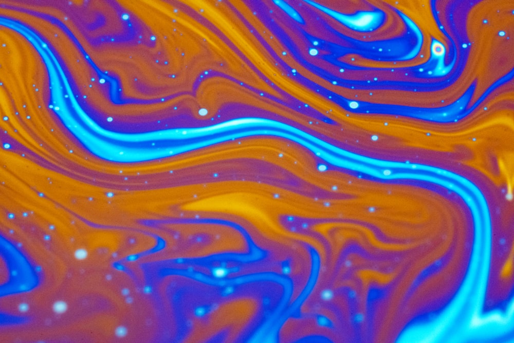 a close up of a colorful wave