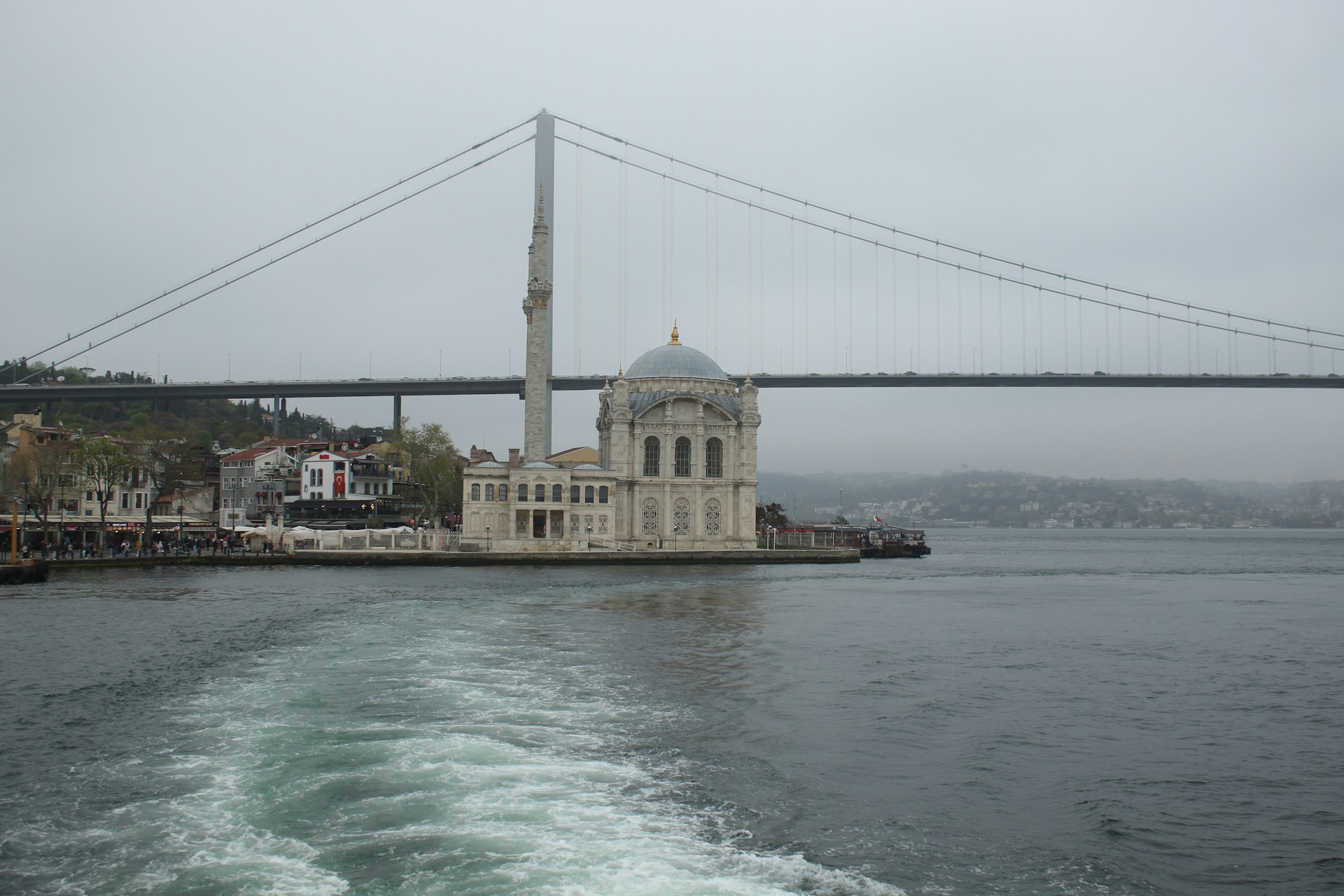 a bridge over water