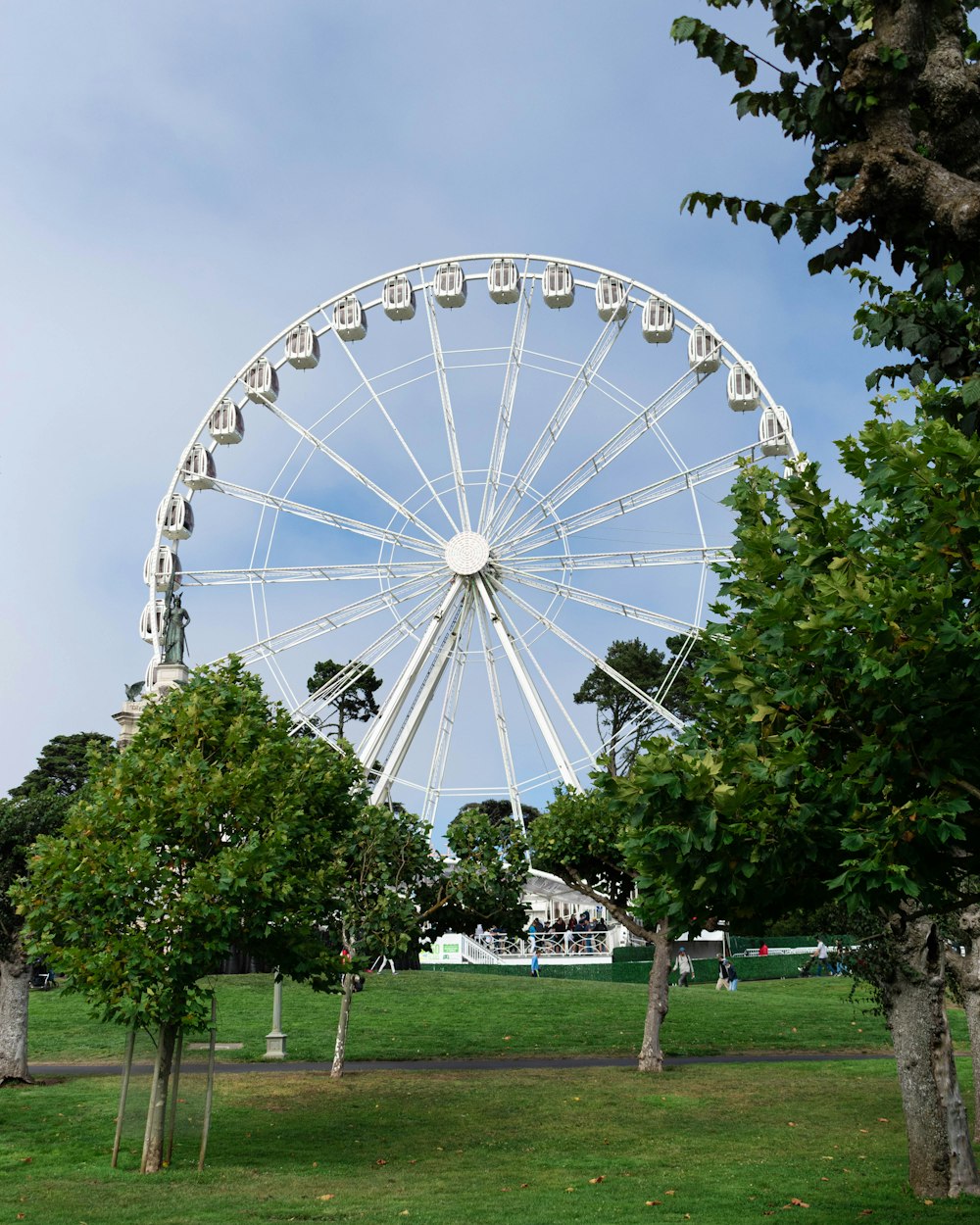 a large ferris wheel