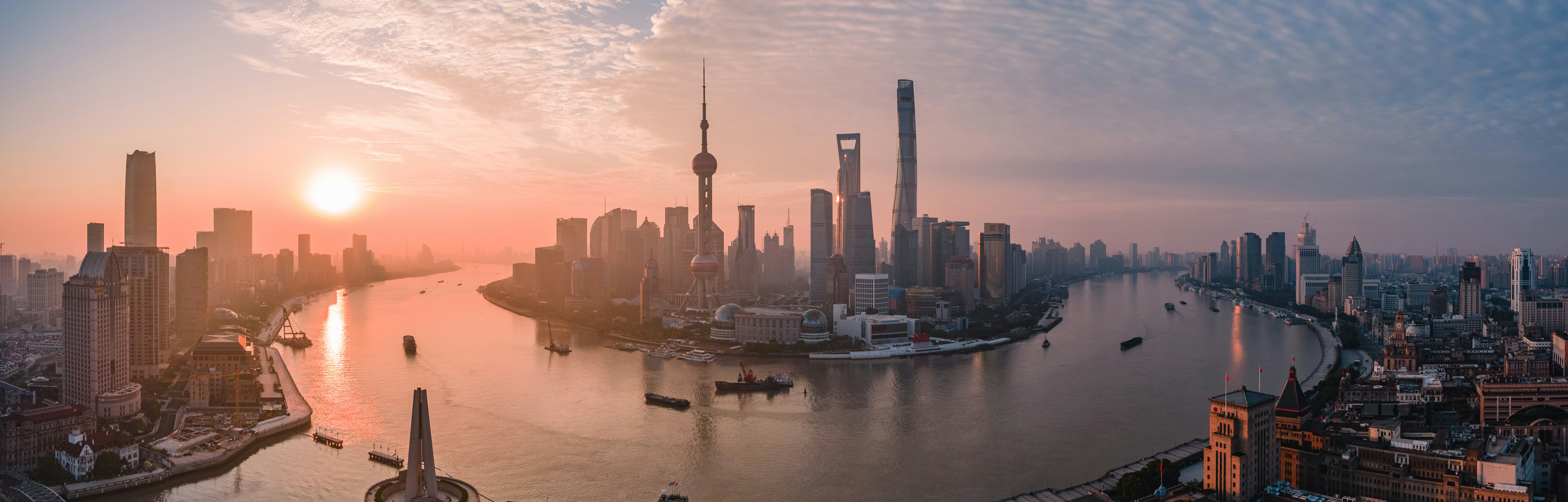 Sunrise in Shanghai 