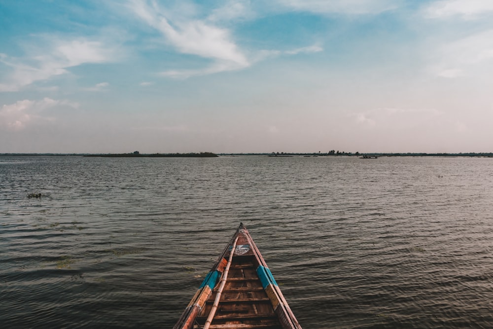 a boat on the water