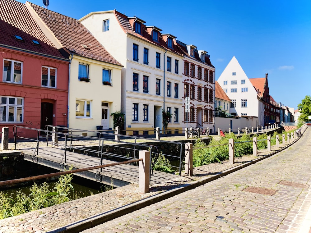 a row of buildings