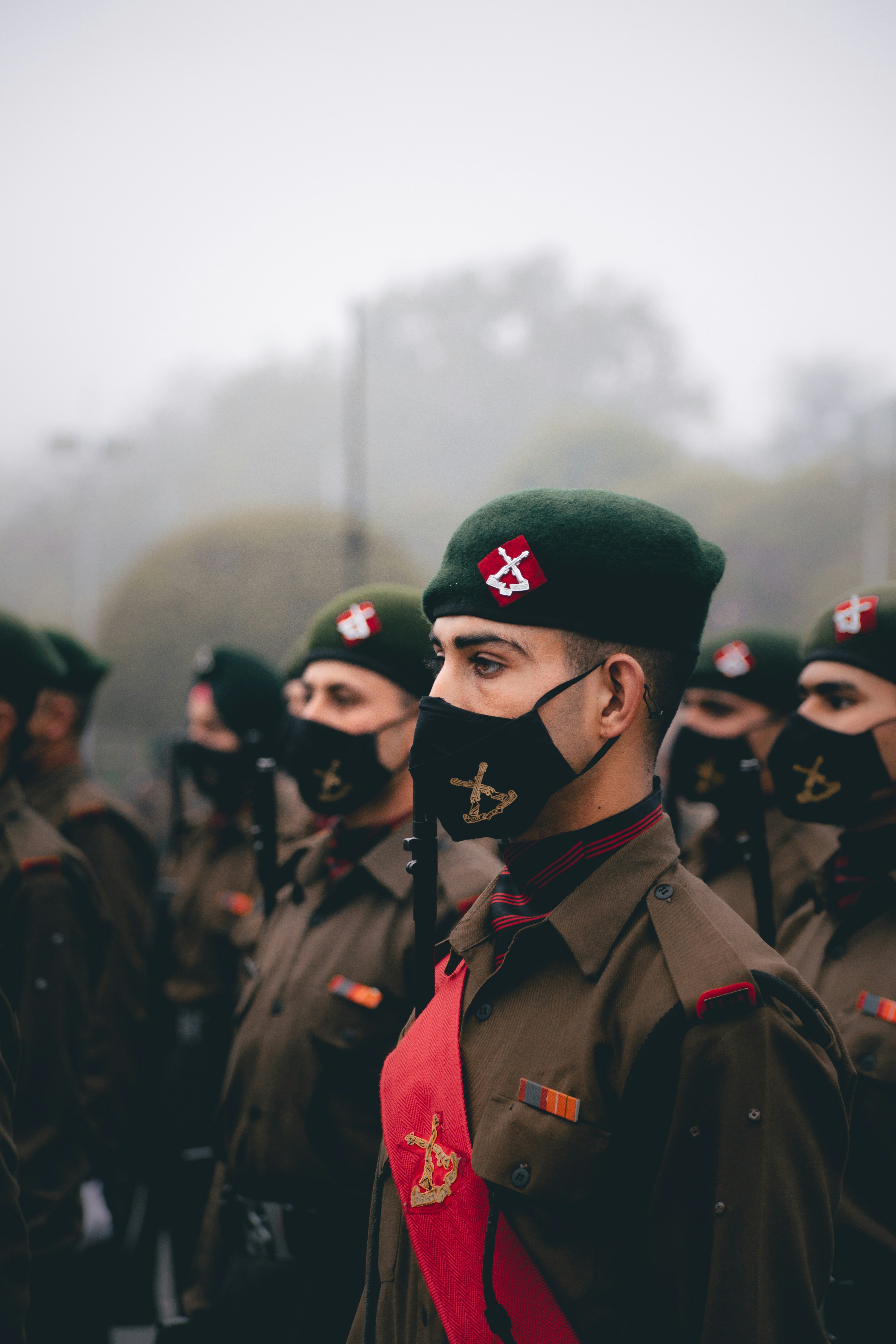 a group of people in uniform