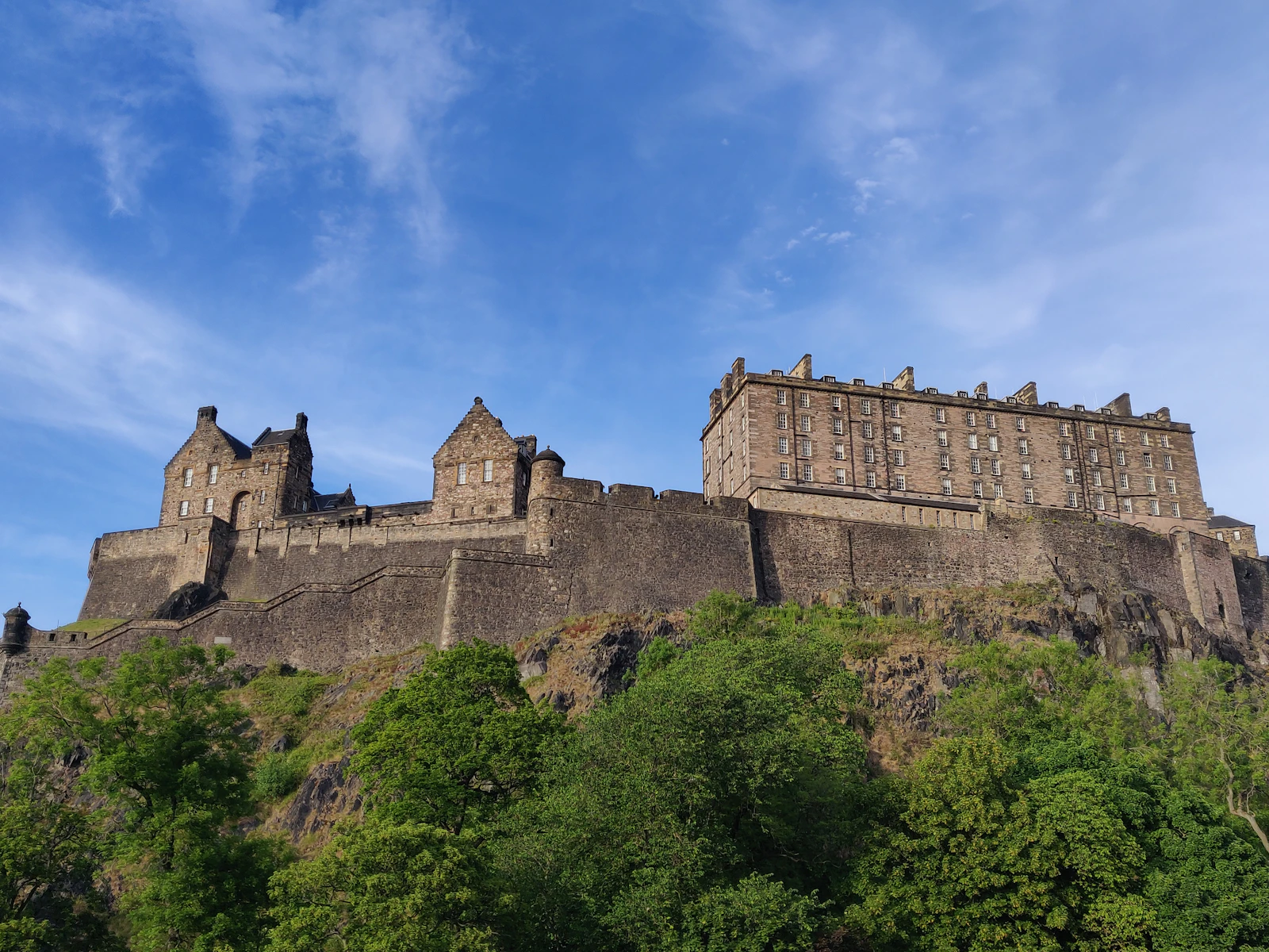 Edinburgh Castle at sunset