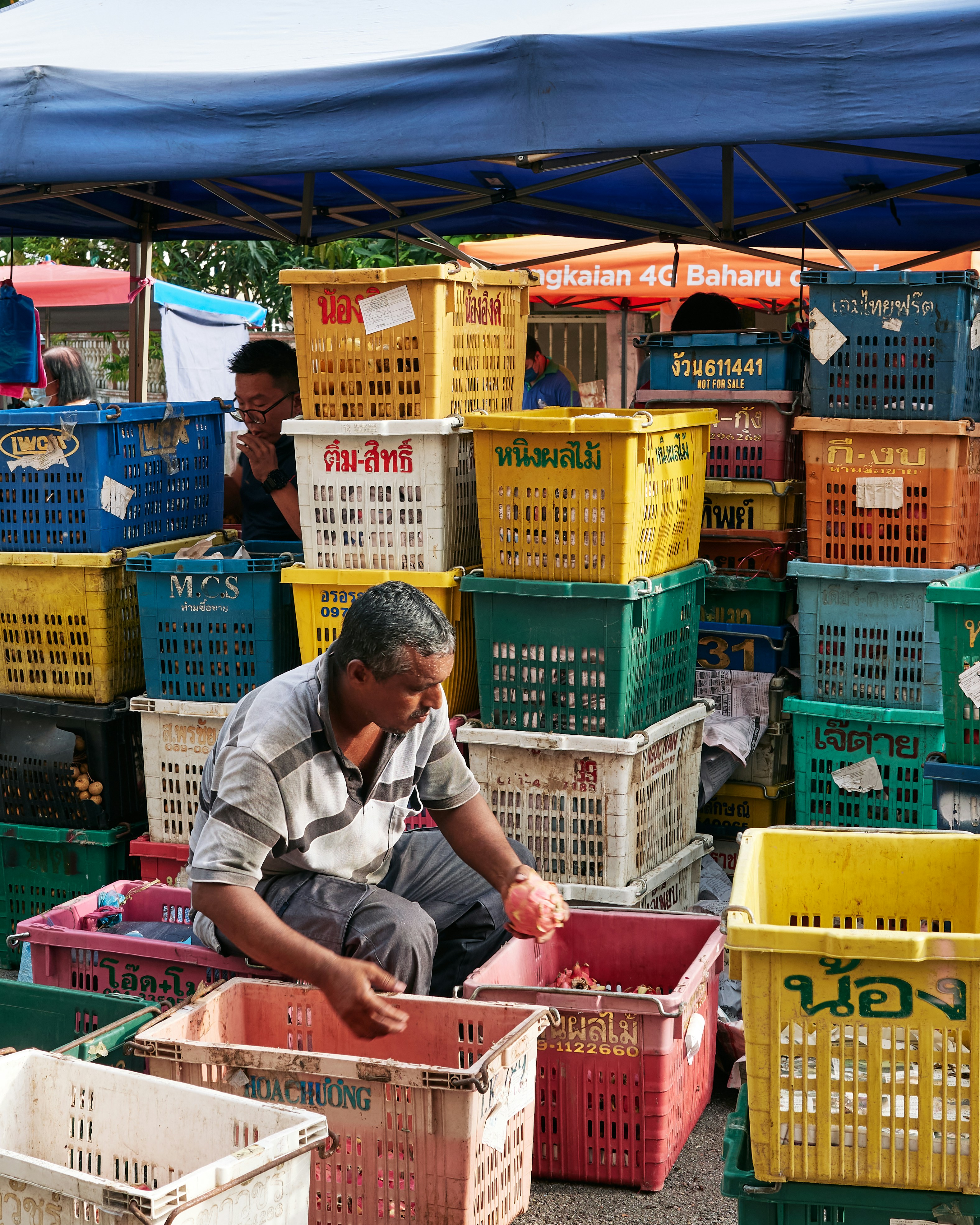 Grain silos and logistics hub