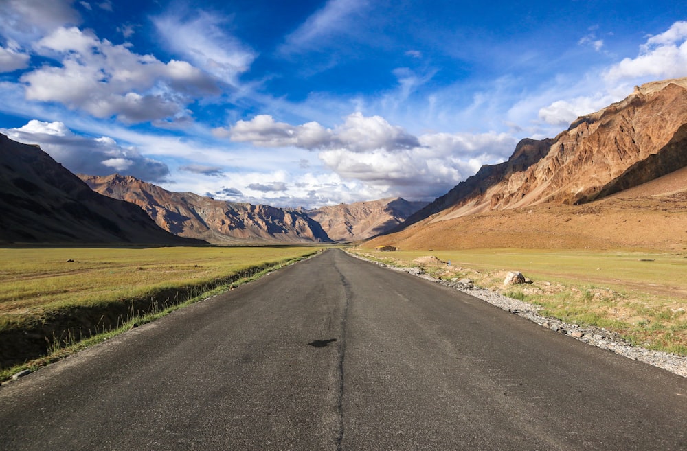 a road in the mountains