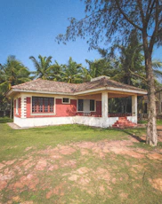 a house with a grass yard