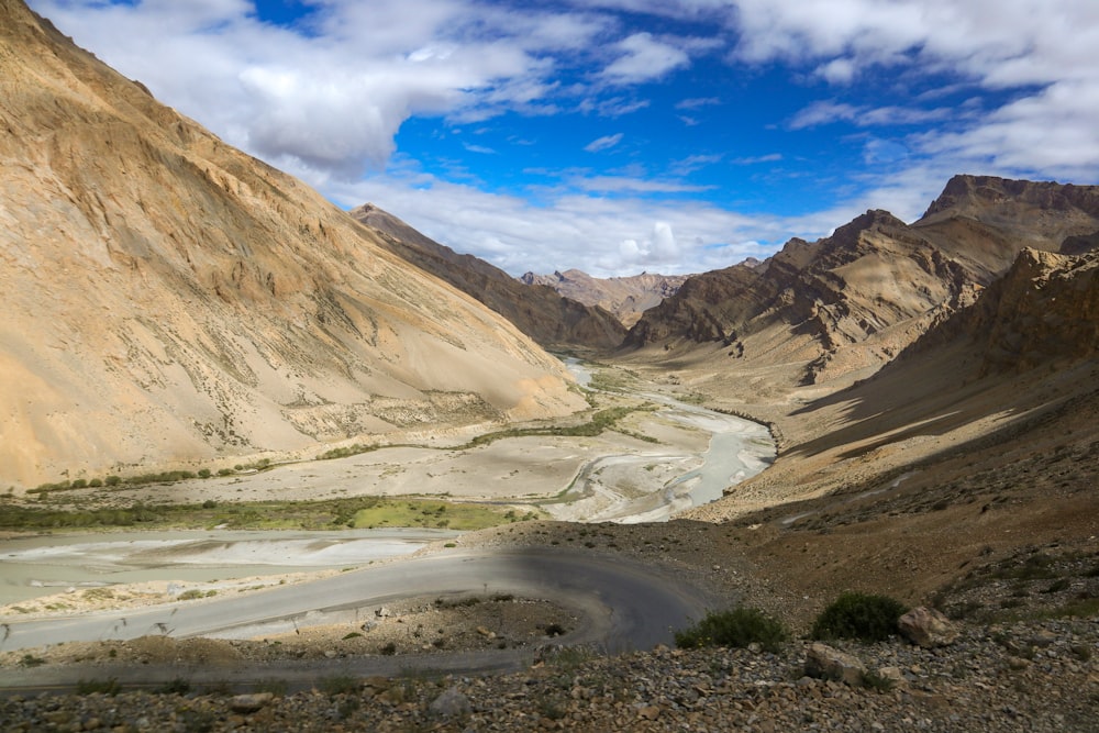 a river running through a valley