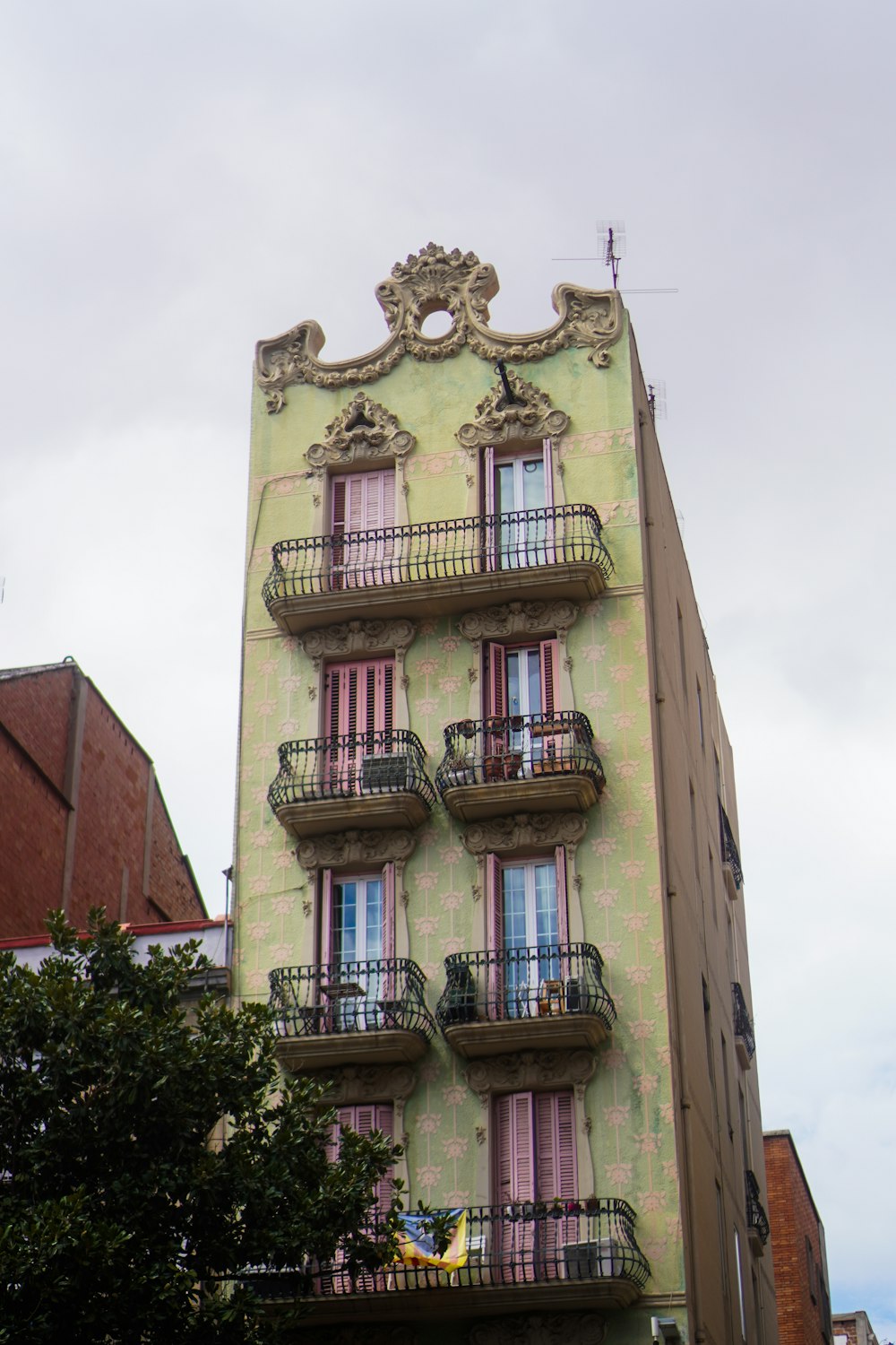 a building with a balcony
