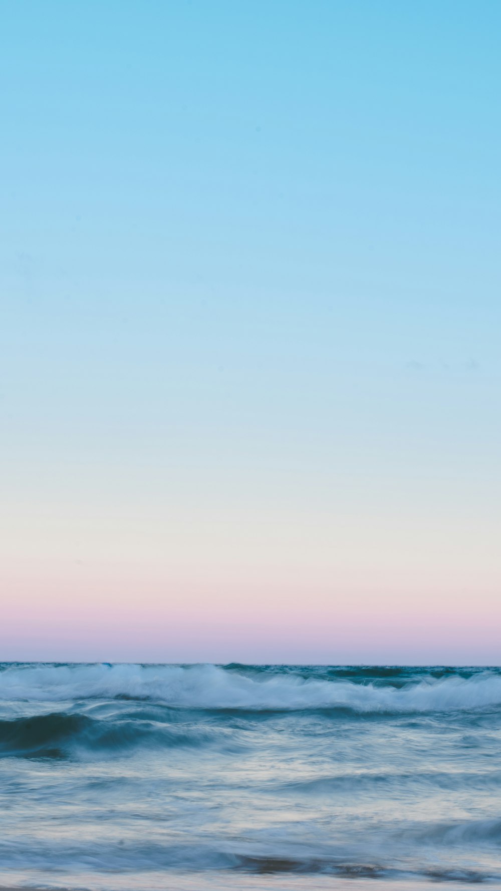 waves on a beach