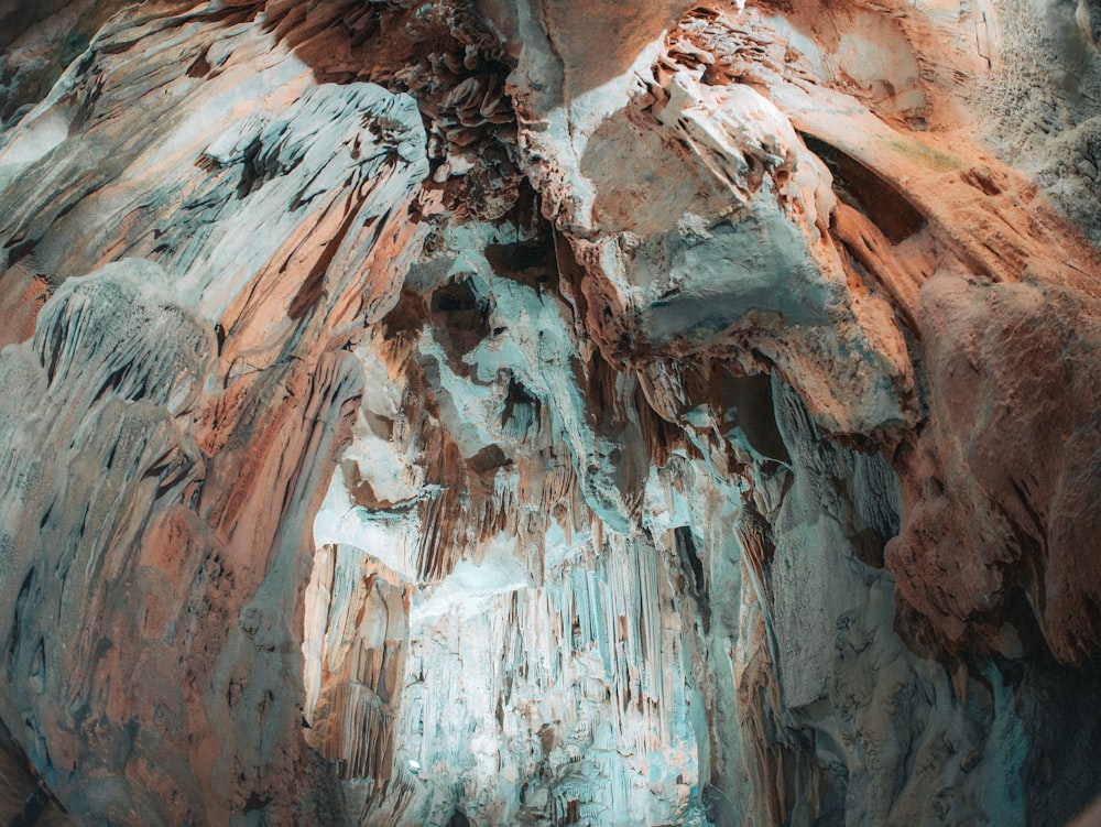 a close-up of a rock