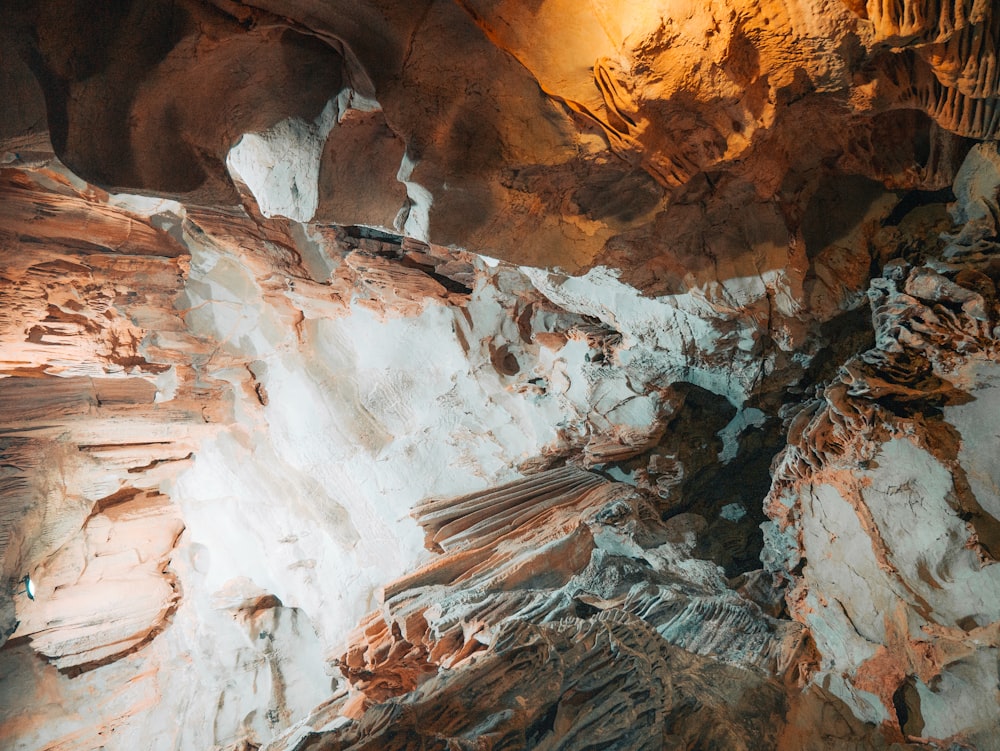 a close up of a canyon