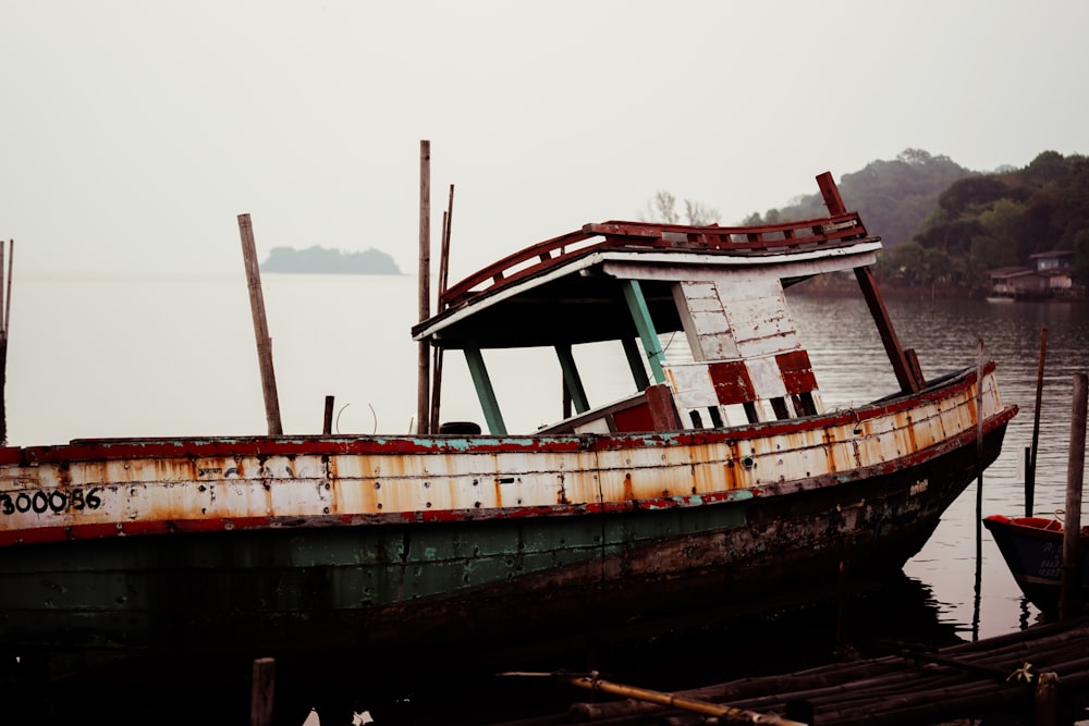 a boat on the water