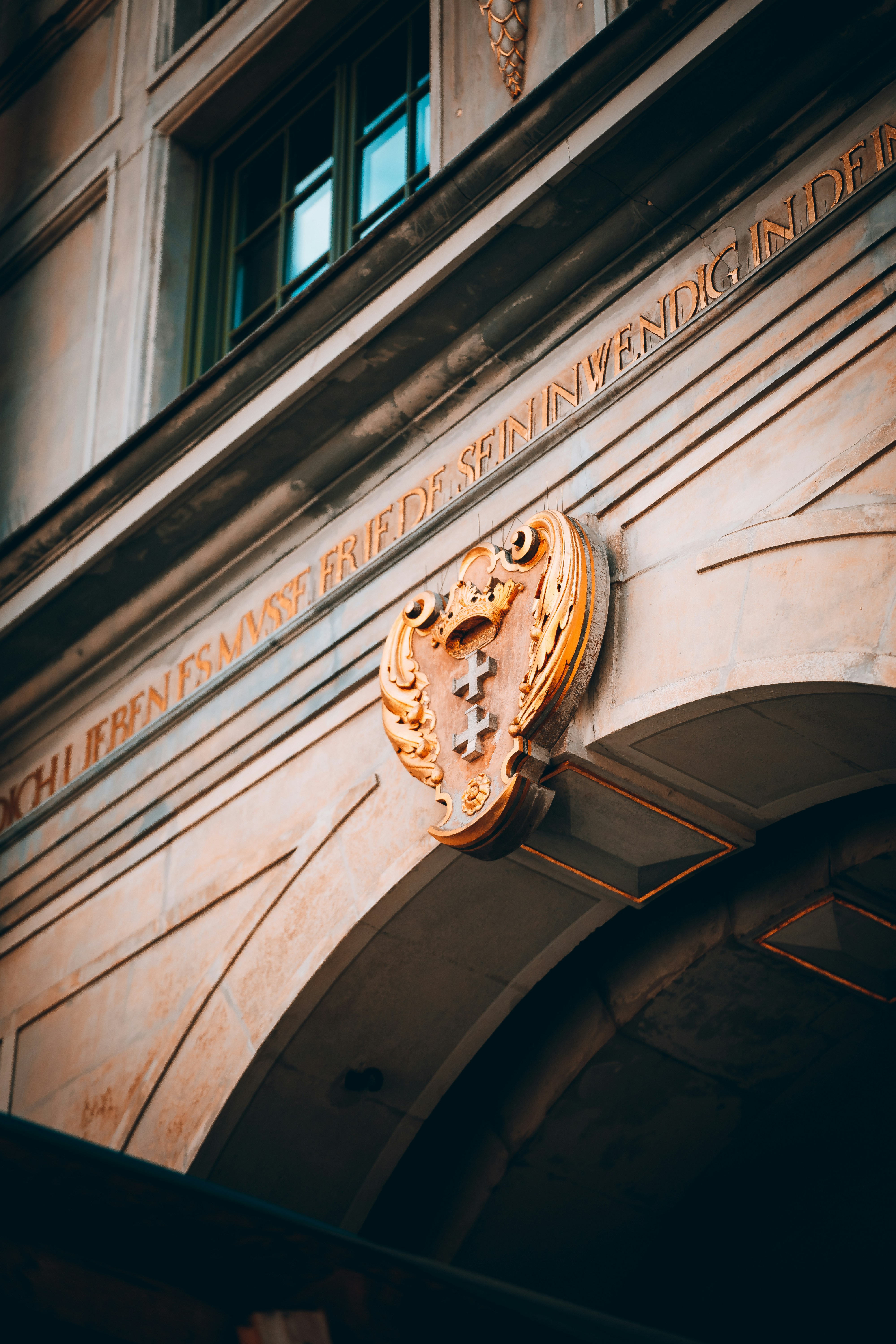 a sign on the side of a building