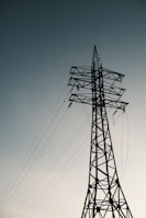 a power line tower