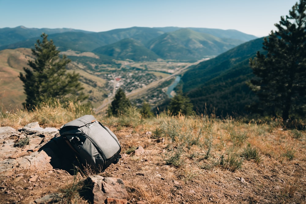 a tent on a hill