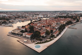a city next to the water
