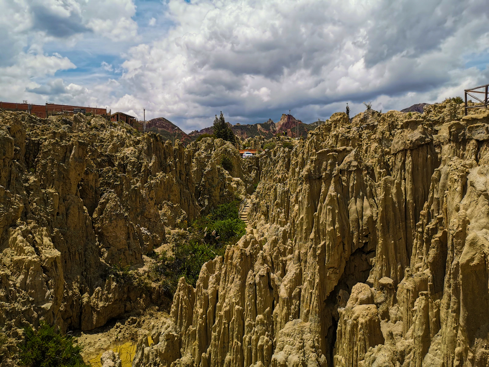 Valle de la Luna lunar landscape Bolivia