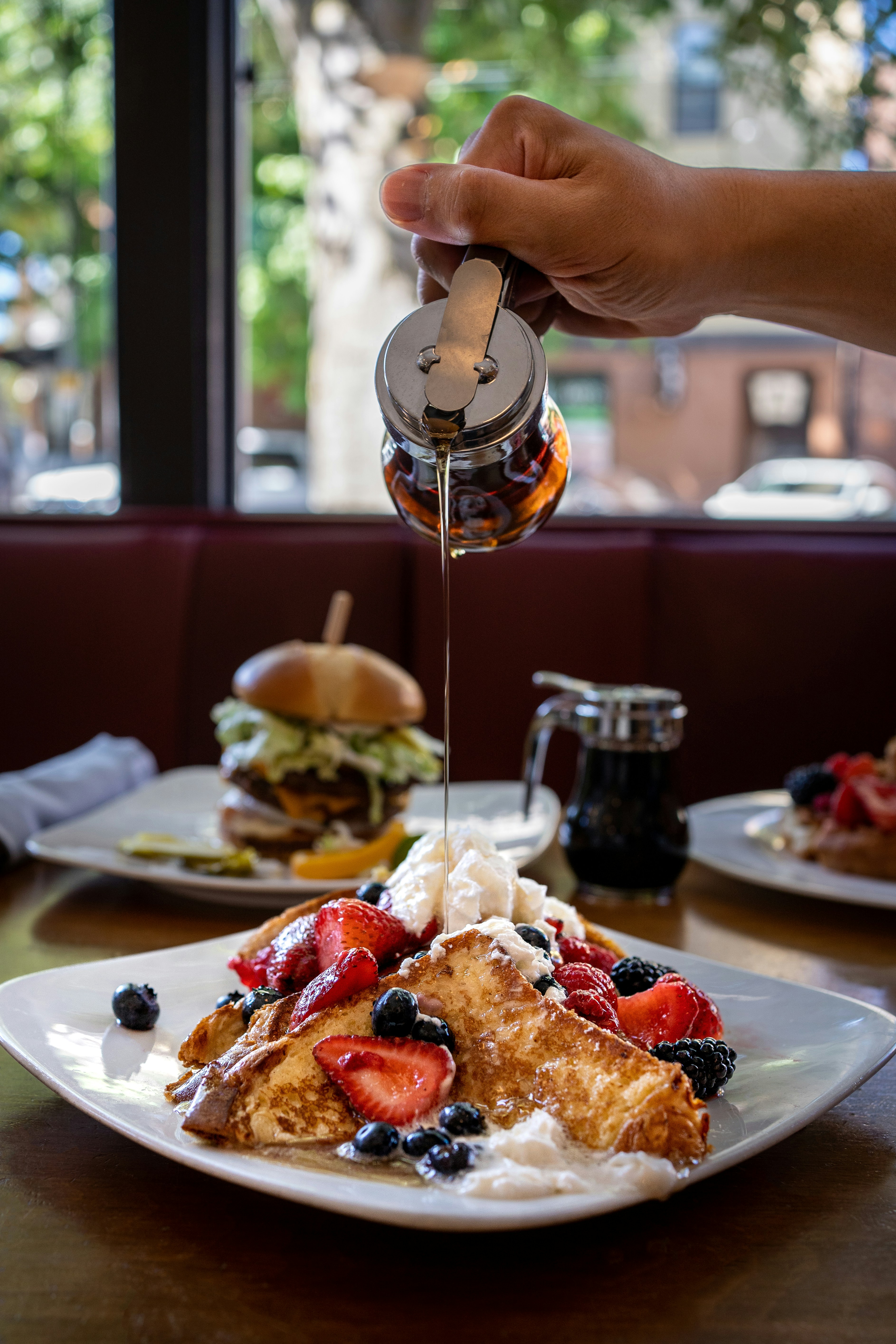 French Toast with Berries and Whipped Cream from 5 Spot in Seattle, WA