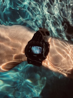 a watch on a person's wrist