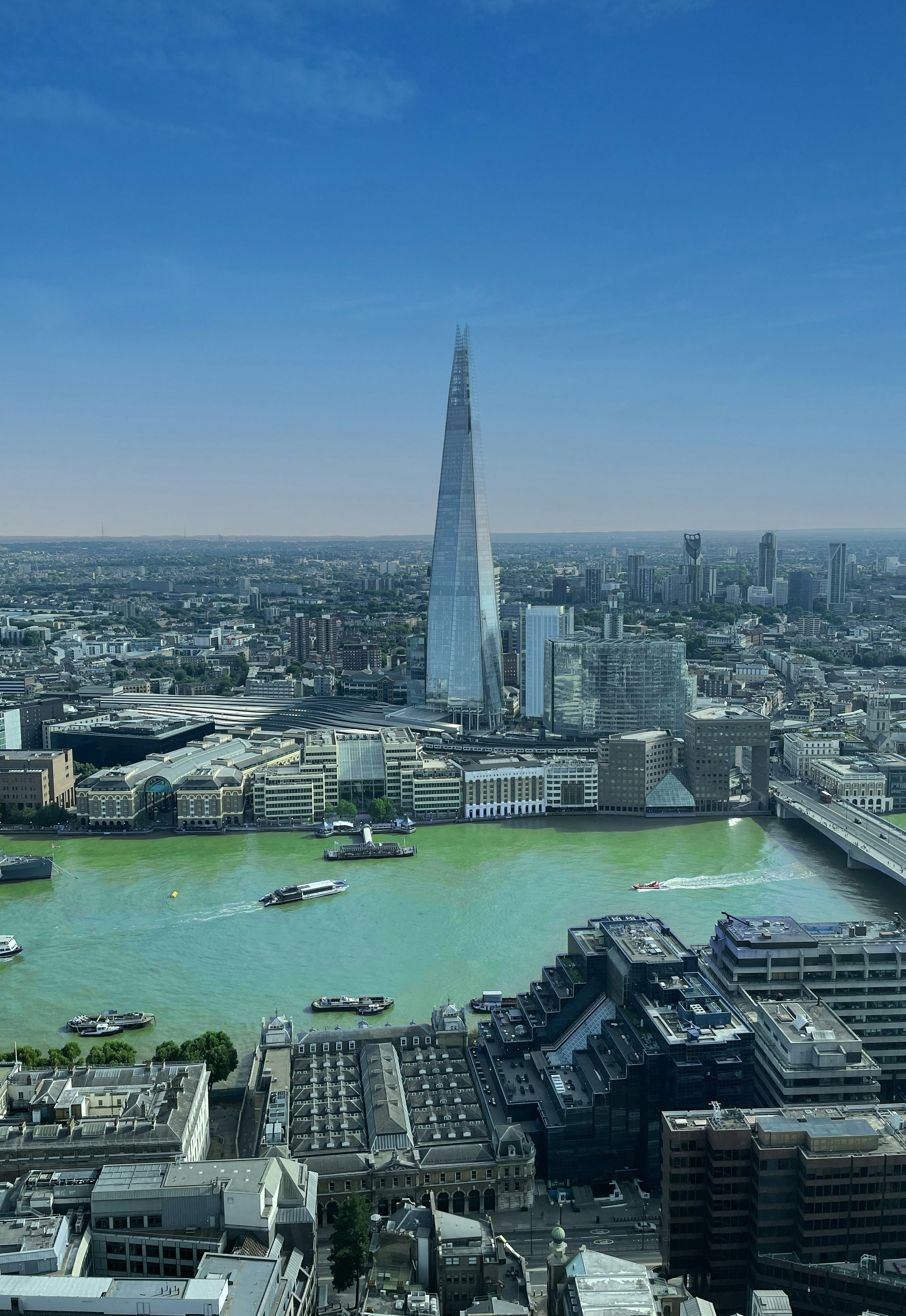 a tall building in a city