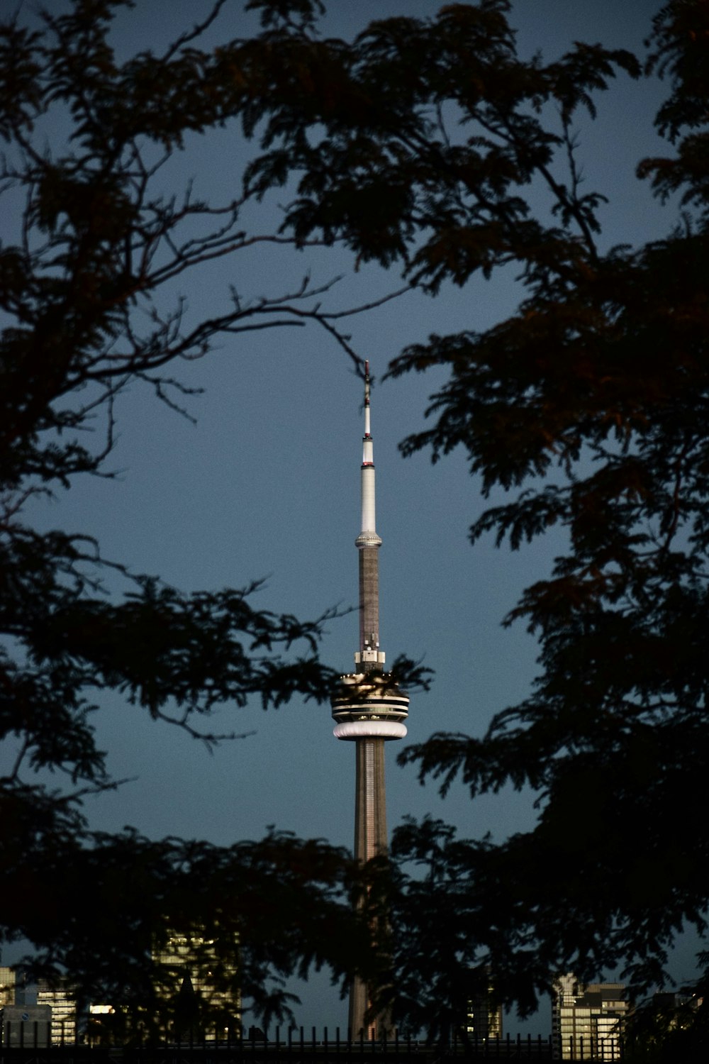 a tall tower with a pointed top