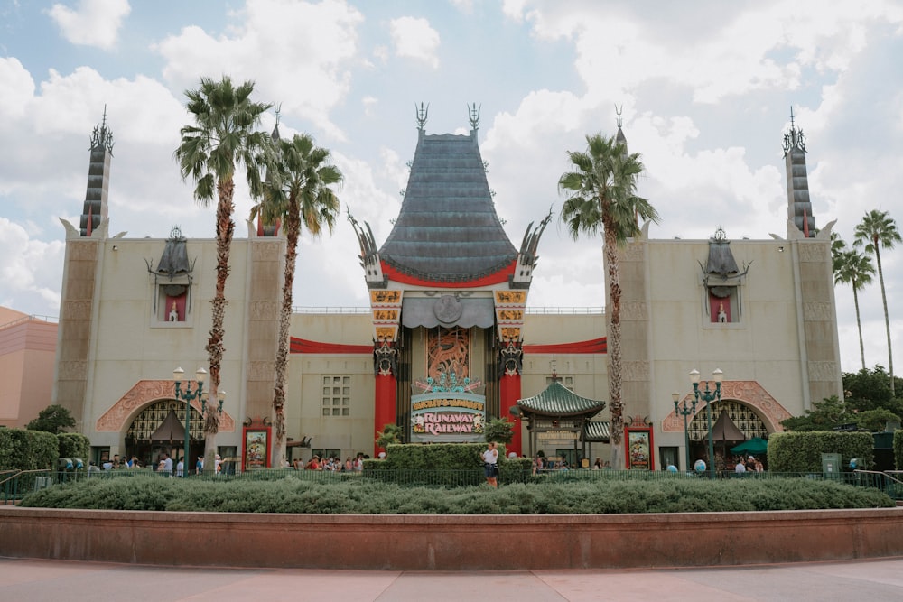 a building with towers and domes