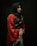 a person in a red robe