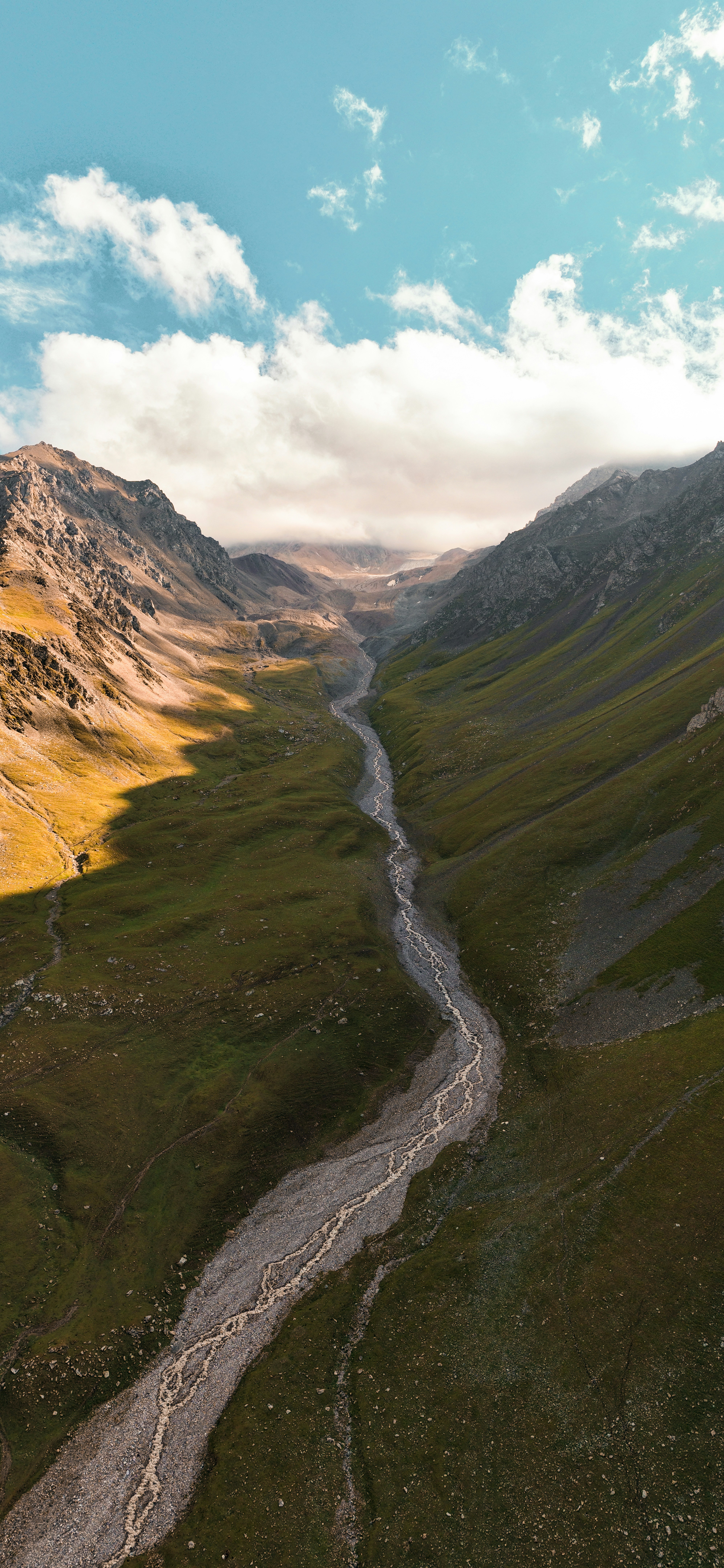 a river running through a valley