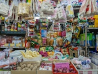 a store with lots of food