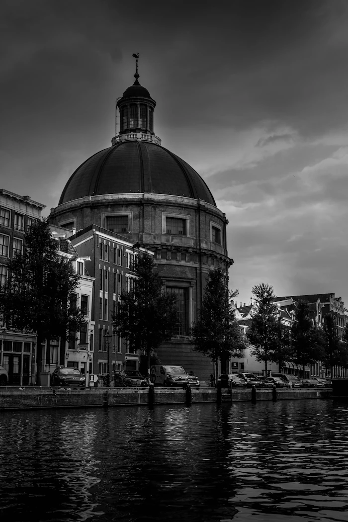 Domed academic building in Amsterdam