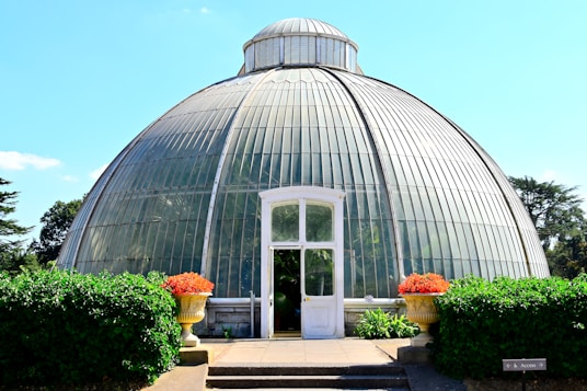 a building with a dome roof