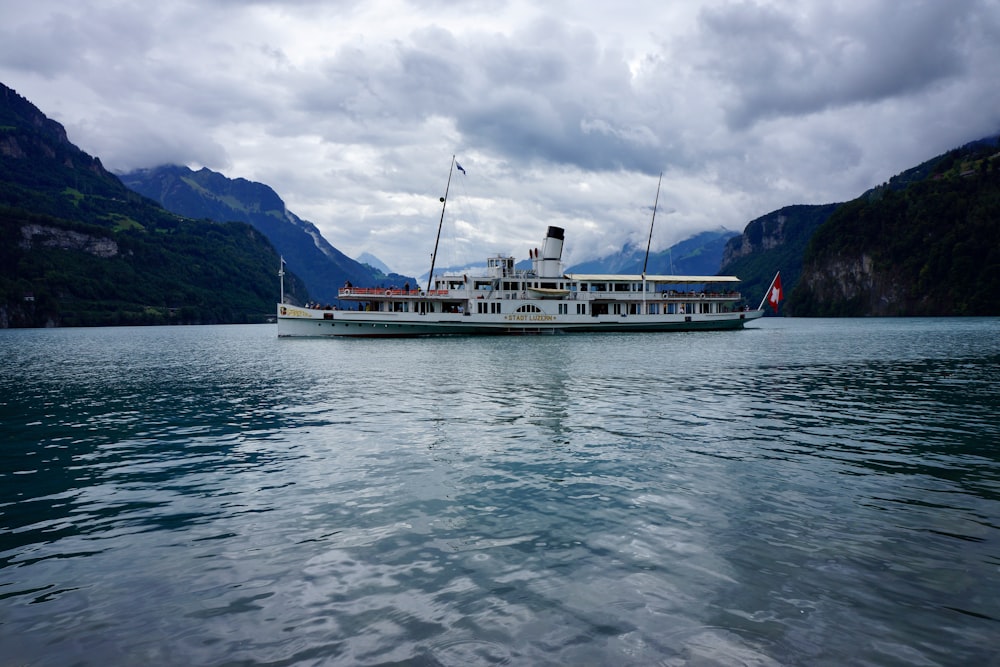 a boat on the water