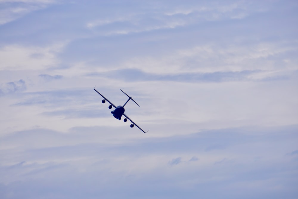 a helicopter flying in the sky